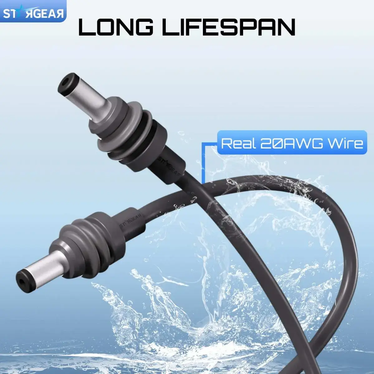 Thickened anti-oxidation metal cable connector detail